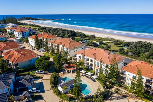Nella foto è visibile l'oggetto The Sands Resort at Yamba situato nella città di Yamba.