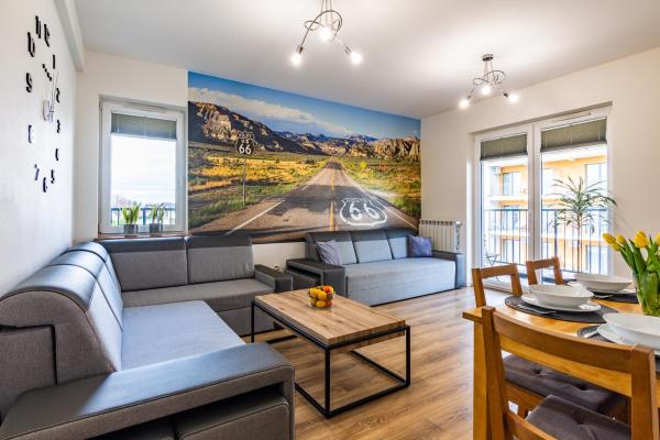 A la foto es mostra l'objecte Apartament 66 Zator situat a la ciutat de Zator.