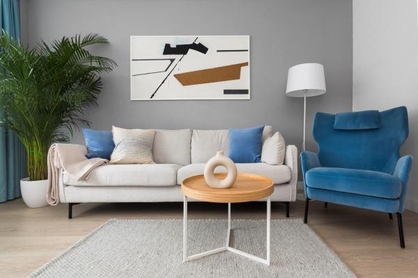 Na zdjęciu widoczny jest obiekt Apartament Bielany 3 min from metro with 5-meals per day diet catering, air conditioning and free parking położony w mieście Warszawa.