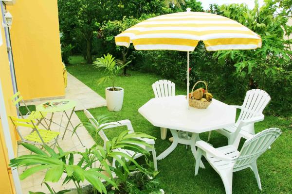 Na zdjęciu widoczny jest obiekt Eden Part' - Appartement avec jardin privé à Baie-Mahault położony w mieście Destrelan.