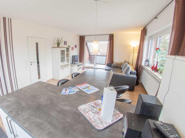På billedet ses objektet Ferienwohnung Brise, FeWo Vermittlung Nordsee beliggende i byen Dangast.