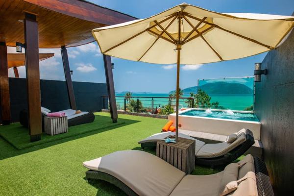 A la foto es mostra l'objecte Villa Sabine private pool 4br seaview jacuzzi situat a la ciutat de Ko Lone.