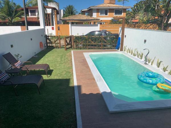 Στη φωτογραφία φαίνεται το αντικείμενο Casa 4 suítes com piscina Condomínio Lagoa Dourada Ilha de Itaparica BA που βρίσκεται στην πόλη Itaparica Town.
