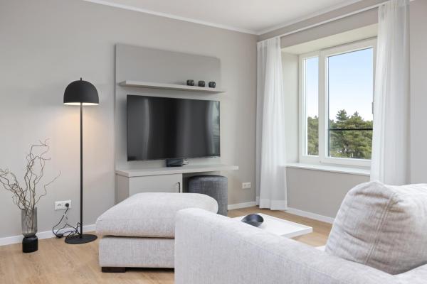A la foto es mostra l'objecte Strandresidenzen Strandresidenzen Binz-Prora D5 4 situat a la ciutat de Binz.