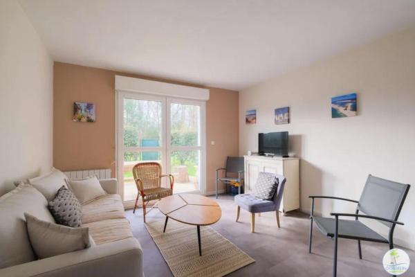 A la foto es mostra l'objecte Appartement Biscarrosse joli T3 avec terrasse et jardin privatif classé 1 étoile situat a la ciutat de Biscarrosse.