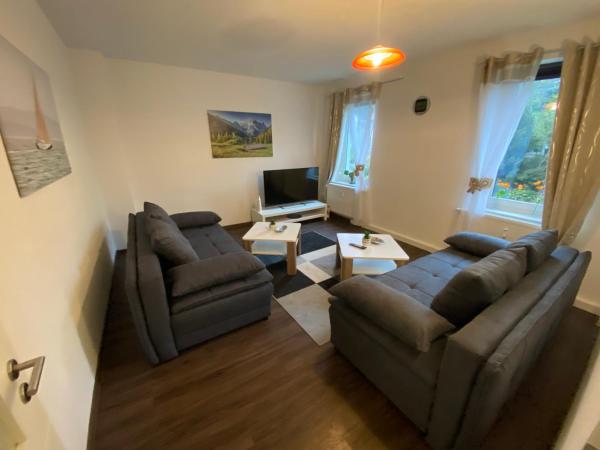 Na foto é possível ver o objeto Ferienwohnung Pension Sofia localizado na cidade de Kaisitz.