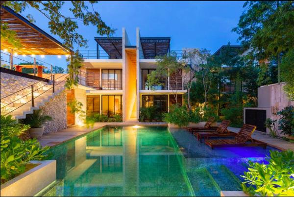 Na zdjęciu widoczny jest obiekt Cozy Ground and Terrace in La Veleta 2BR 4 Guests położony w mieście Tulum.