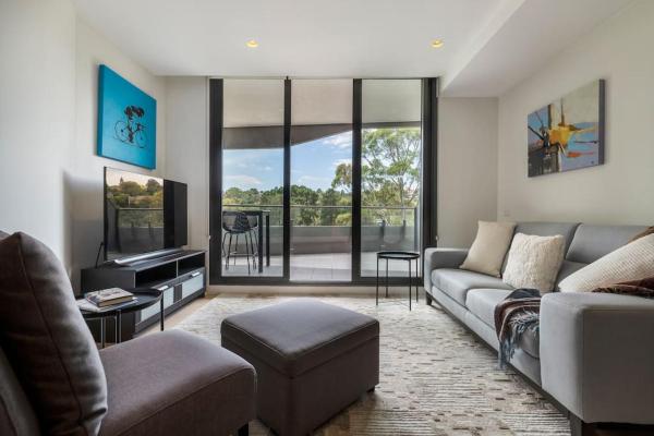 A la foto es mostra l'objecte Peaceful 2 bedroom unit with Free parking situat a la ciutat de Melbourne.