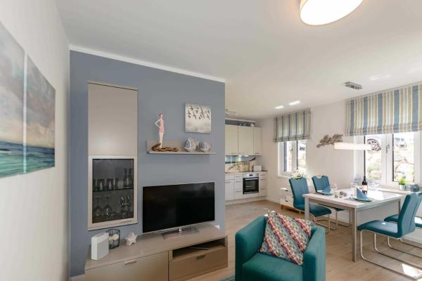 På billedet ses objektet APPARTEMENT TRAUMSTERN 21 - zum Strand wenige Geh Minuten beliggende i byen Baabe.