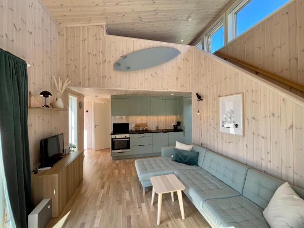 Fresh Hytte Ved Borestranden Med To Soverom Og Hems - Bryne
