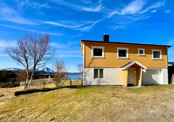 Na foto é possível ver o objeto Sunyard House Lofoten localizado na cidade de Pettvik.