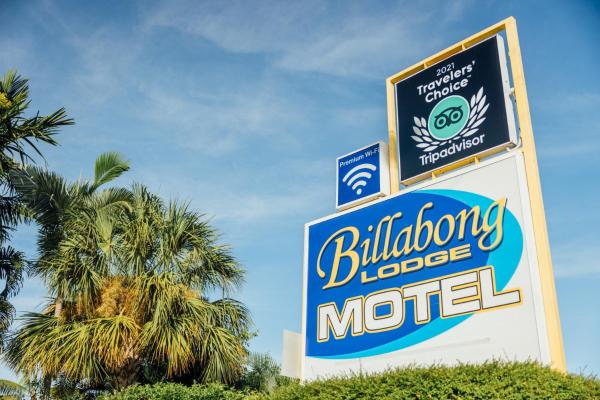 Na fotografii je vidět objekt Billabong Lodge Motel nacházející se ve městě Oonoonba.