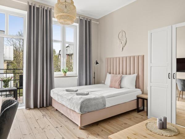 На фото показан объект Boho Rooms Sopot, расположенный в городе Сопот.