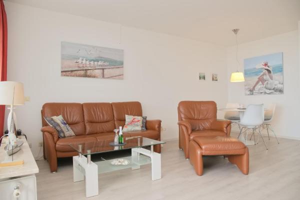 A la foto es mostra l'objecte Miramar App 520 inkl WLAN und Strandkorb situat a la ciutat de Grömitz.