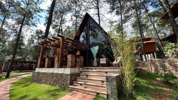 La photo montre l'objet Chalets Villa Maria situé dans la ville de Velasco.