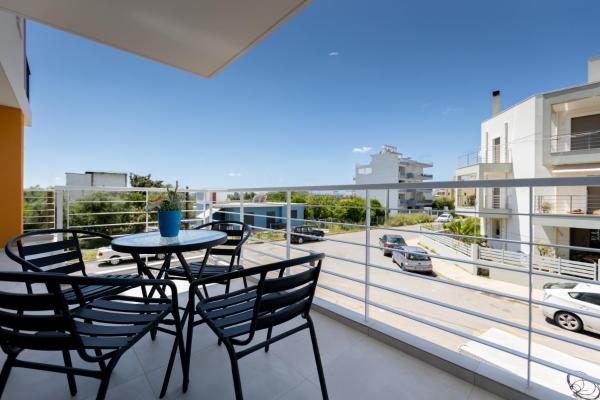 A la foto es mostra l'objecte Pagani Blue - Luxury Studio A2 situat a la ciutat de Kalamata.