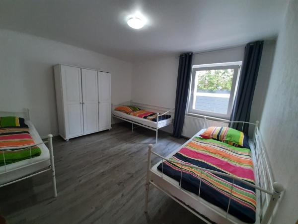 Na foto é possível ver o objeto Ferienwohnung Wendischbrome localizado na cidade de Nettgau.