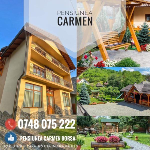 A la foto es mostra l'objecte Pensiunea Carmen Borșa situat a la ciutat de Cisla.