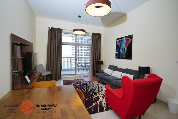 Na fotografii je vidět objekt Alashrafia Saray - Wonderful 1BR in Sports City nacházející se ve městě Dubaj.