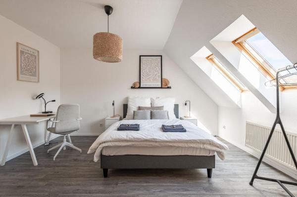 På billedet ses objektet Modernes Apartment am Campus - Parken - Smart-TV - Kaffeevollautomat beliggende i byen Wernigerode.