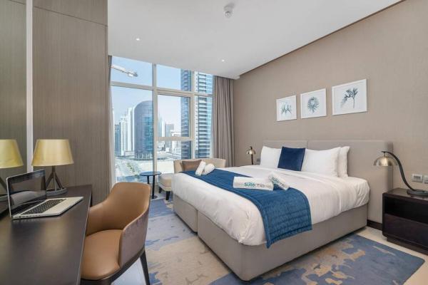 Na fotografii je vidět objekt Sophisticated Business Bay Canal View by Suiteable nacházející se ve městě Dubaj.