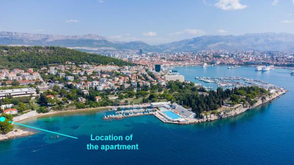 En la foto se muestra el objeto Beachfront apartment Drazen, with garden and parking ubicado en la ciudad de Split.