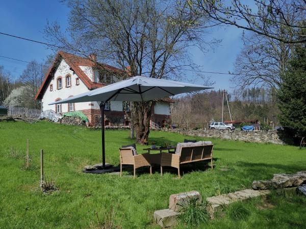 Kuvassa näkyy kohde ZACZAROWALIM - Dom w Górach Sowich, joka sijaitsee kaupungissa Walim.
