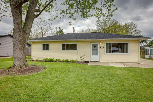 På billedet ses objektet Well-Equipped Dayton Home 5 Mi to University! beliggende i byen Dayton.