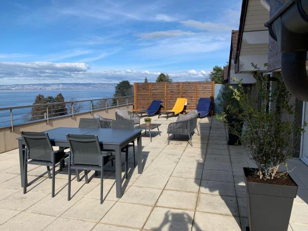 A la foto es mostra l'objecte LA terrasse du Leman situat a la ciutat de Publier.