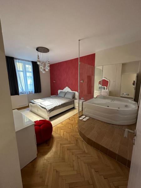 Na zdjęciu widoczny jest obiekt Lux apartments Top center położony w mieście Sofia.
