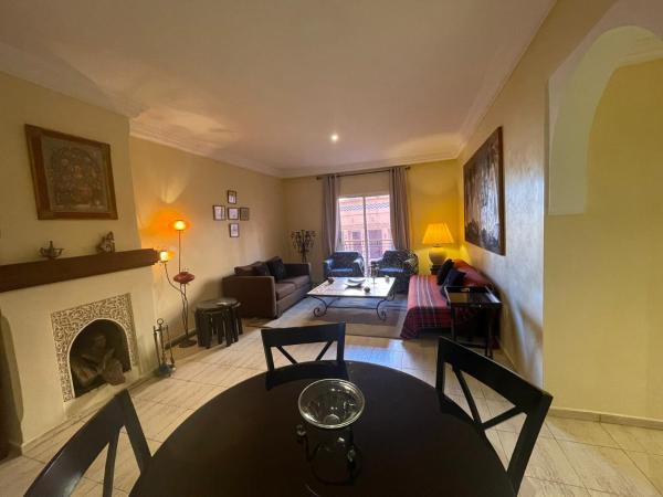 En la foto se muestra el objeto Charmant appartement au plein cœur de Marrakech ubicado en la ciudad de Marrakech.
