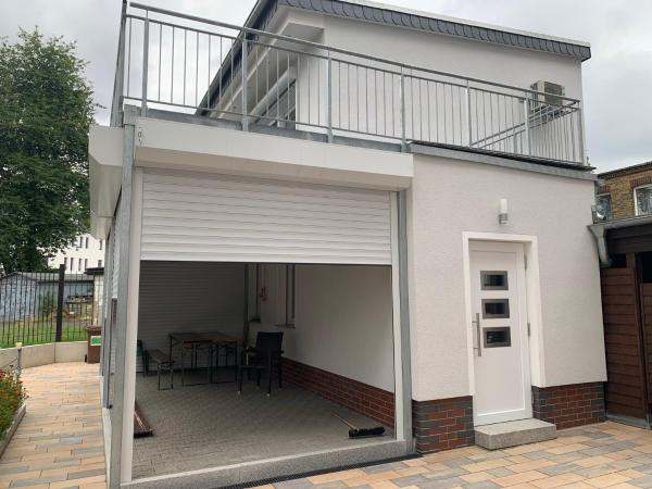 På billedet ses objektet ALEX-Ferienhaus beliggende i byen Leipzig.