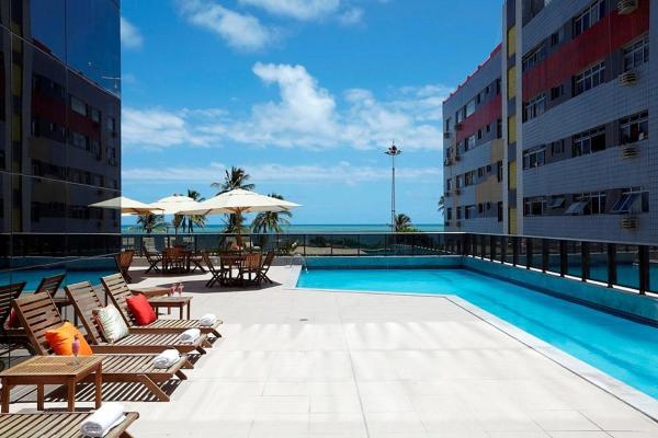 Na fotografii je vidět objekt Recife Flats Beach Class Internacional nacházející se ve městě Recife.