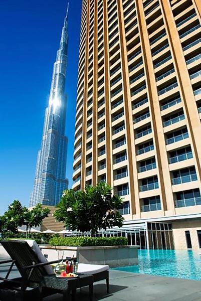 Na fotografii je vidět objekt Suitestay Address Dubai Mall Residence nacházející se ve městě Dubaj.
