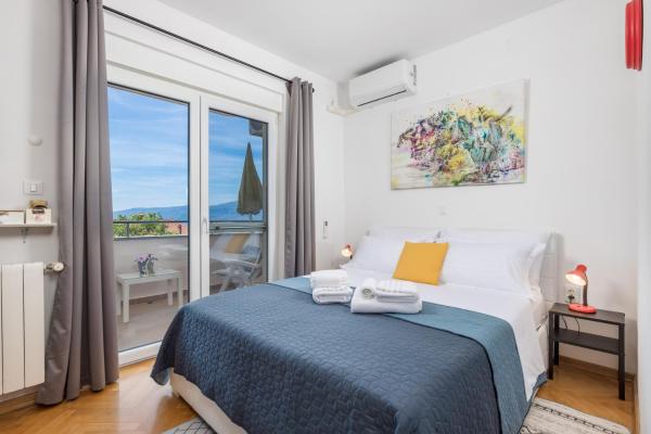 På bildet vises objektet My Way room, parking, sea view, terrace som ligger i byen Rijeka.