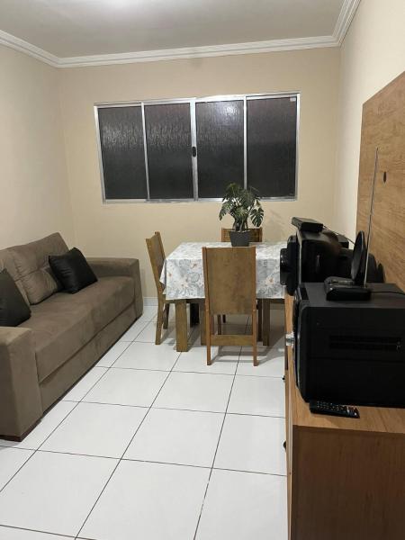 På billedet ses objektet Apartamento muito aconchegante beliggende i byen Paulista.