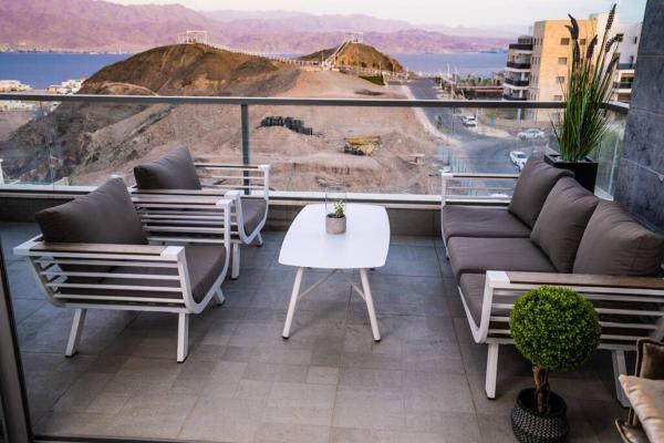 Na zdjęciu widoczny jest obiekt Sea View Boutique Apartment położony w mieście Ejlat.