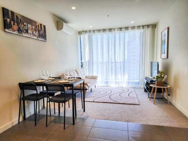 A la foto es mostra l'objecte Modern 2-bedrooms apartment with parking situat a la ciutat de Melbourne.
