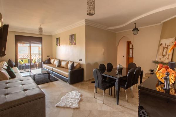 En la foto se muestra el objeto A stunning 2 bedroom Hivernage ubicado en la ciudad de Marrakech.