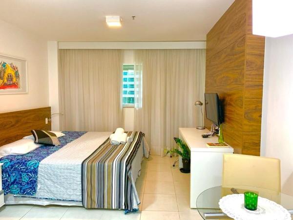 På bilden syns objektet F218 CB Excelente Flat em Hotel Area Central som ligger i staden Brasília.