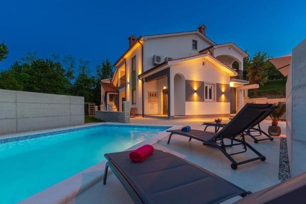Na foto é possível ver o objeto Villa Romano by IstriaLux localizado na cidade de Benažići.