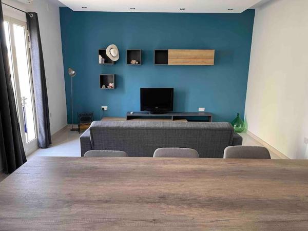 Na fotografii je vidět objekt Sunset Apt Modern 1 bedroom Apt near the Beach nacházející se ve městě Birzebbuga.