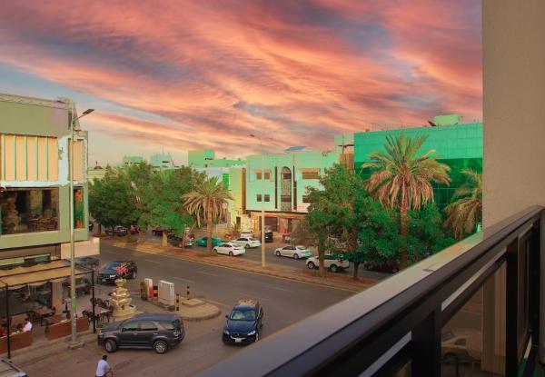 En la foto se muestra el objeto فندق السليمانيه والرمال الزرقاء ubicado en la ciudad de Riad.