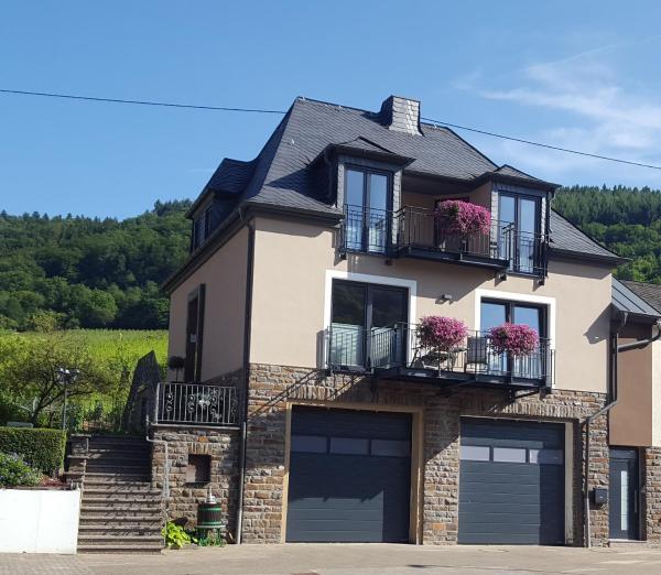 Na fotografii je vidět objekt Ferienwohnung am Weingarten nacházející se ve městě Ernst.