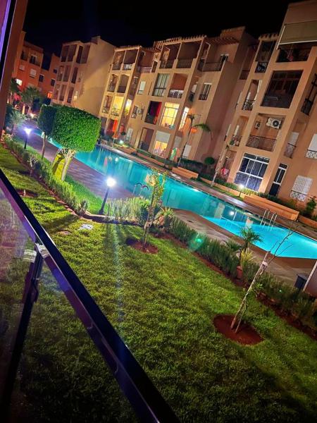 The photo shows the Reco flores PALM located in the city of Ben Slimane.