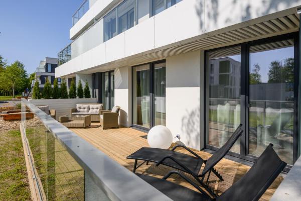 A la foto es mostra l'objecte MY Residence situat a la ciutat de Pärnu.