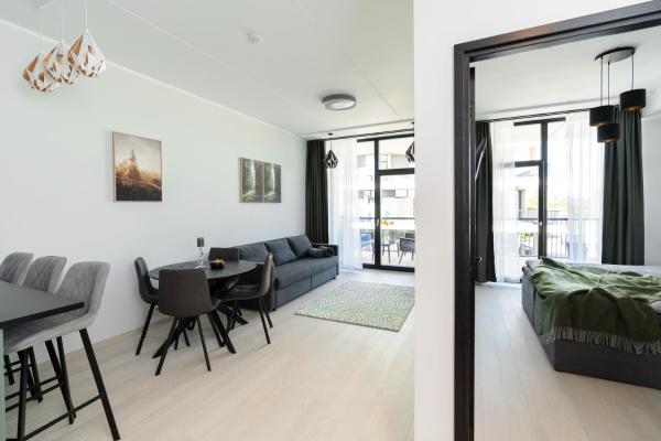 A la foto es mostra l'objecte Pärnu Verde Apartments situat a la ciutat de Pärnu.