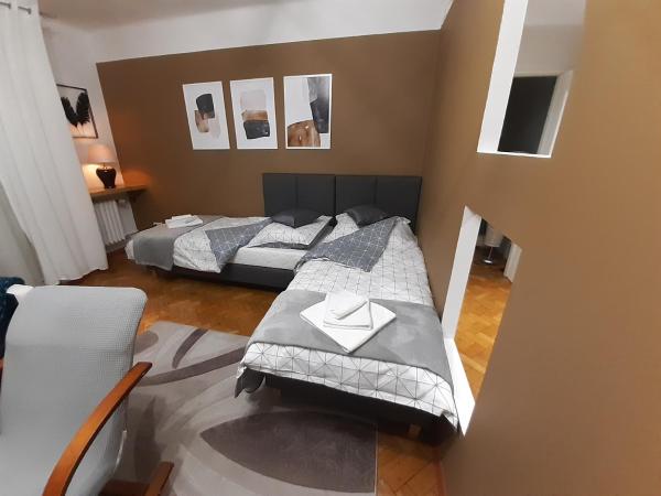 Na zdjęciu widoczny jest obiekt Max Apartament okolice Energylandia Zator położony w mieście Gromiec.