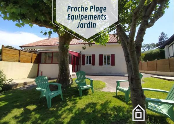 På billedet ses objektet Maison Christy, spacieux, calme avec jardin beliggende i byen Ondres.