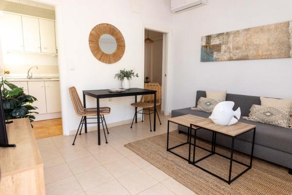 Na zdjęciu widoczny jest obiekt Apartamento Pedregalejo Playa położony w mieście Malaga.